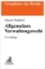 Buchcover und Innenansicht für das Buch: Allgemeines Verwaltungsrecht