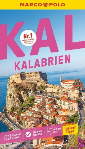 Buchcover und Innenansicht für das Buch: MARCO POLO Reiseführer Kalabrien