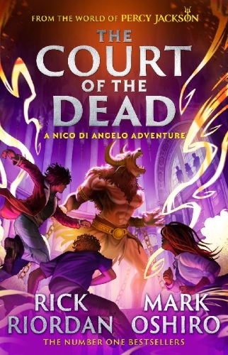 Buchcover und Innenansicht für das Buch: From the World of Percy Jackson: The Court of the Dead (The Nico Di Angelo Adventures)