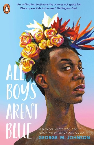 Buchcover und Innenansicht für das Buch: All Boys Aren't Blue