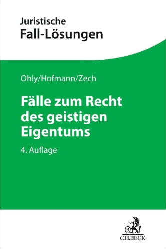 Buchcover und Innenansicht für das Buch: Fälle zum Recht des geistigen Eigentums