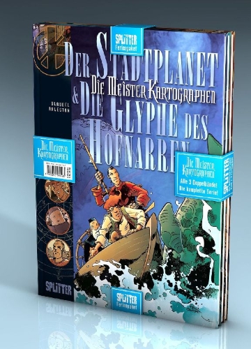 Buchcover und Innenansicht für das Buch: Les maîtres cartographes