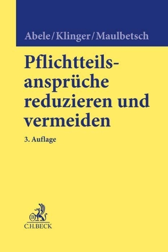 Buchcover und Innenansicht für das Buch: Pflichtteilsansprüche reduzieren und vermeiden