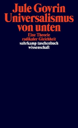 Buchcover und Innenansicht für das Buch: Universalismus von unten