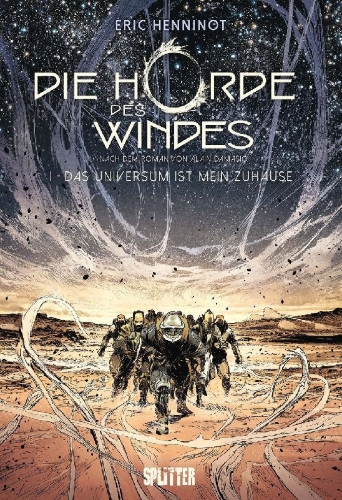 Buchcover und Innenansicht für das Buch: Die Horde des Windes. Band 1