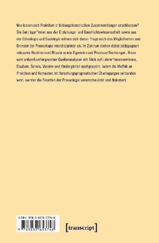 Buchcover und Innenansicht für das Buch: Praxeologie in der Historischen Bildungsforschung