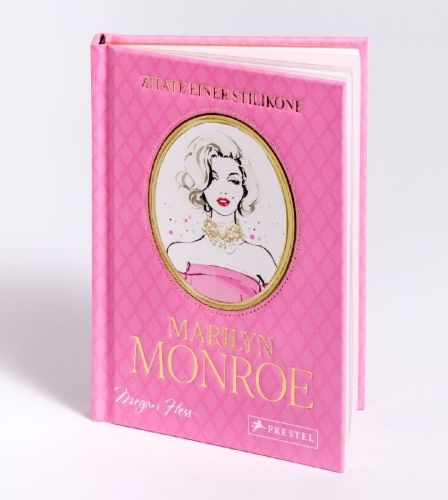 Buchcover und Innenansicht für das Buch: Marilyn Monroe: Words From a Fashion Icon