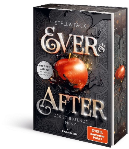 Buchcover und Innenansicht für das Buch: Ever & After, Band 1 - Der schlafende Prinz