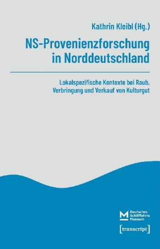Buchcover und Innenansicht für das Buch: NS-Provenienzforschung in Norddeutschland