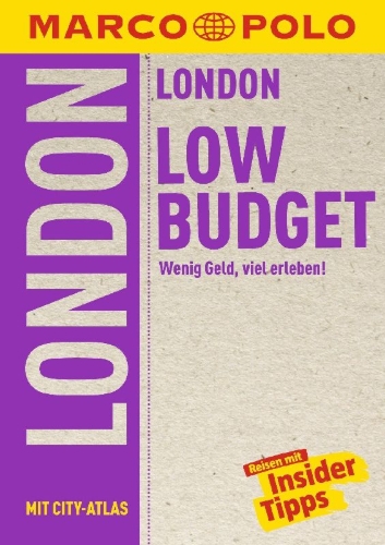 Buchcover und Innenansicht für das Buch: MARCO POLO Reiseführer LowBudget London