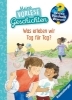 Buchcover und Innenansicht für das Buch: Wieso? Weshalb? Warum? Meine Vorlesegeschichten, Band 1 - Was erleben wir Tag für Tag?