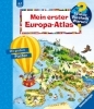 Buchcover und Innenansicht für das Buch: Wieso? Weshalb? Warum?: Mein erster Europa-Atlas
