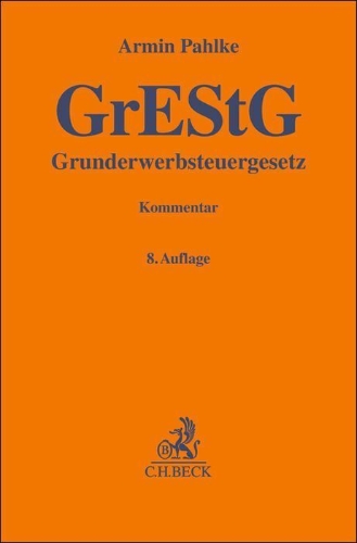Buchcover und Innenansicht für das Buch: Grunderwerbsteuergesetz. GrEStG