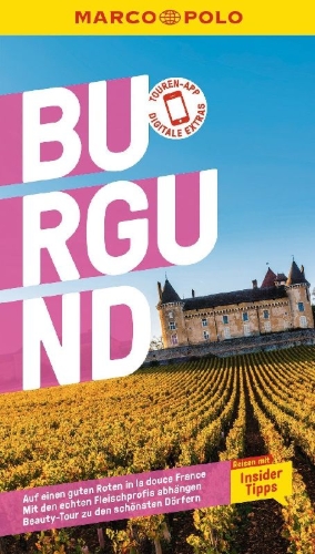 Buchcover und Innenansicht für das Buch: MARCO POLO Reiseführer Burgund
