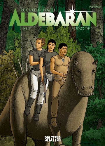 Buchcover und Innenansicht für das Buch: Rückkehr nach Aldebaran. Band 2