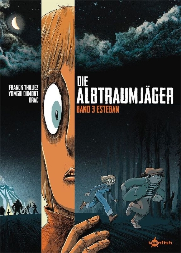 Buchcover und Innenansicht für das Buch: Die Albtraumjäger. Band 3