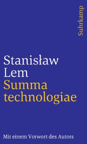 Buchcover und Innenansicht für das Buch: Summa technologiae