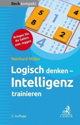 Buchcover und Innenansicht für das Buch: Logisch denken - Intelligenz trainieren