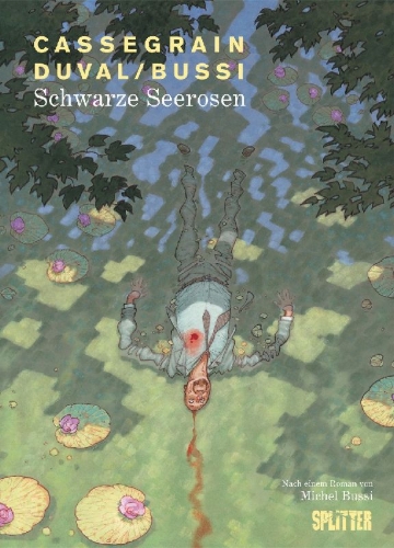 Buchcover und Innenansicht für das Buch: Schwarze Seerosen