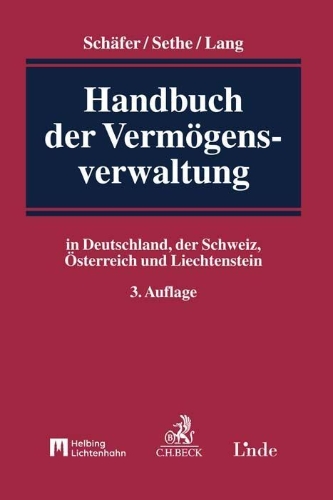 Buchcover und Innenansicht für das Buch: Handbuch der Vermögensverwaltung
