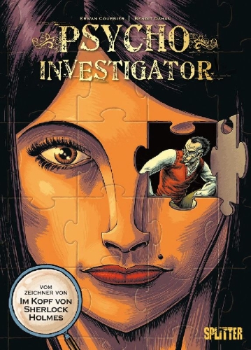Buchcover und Innenansicht für das Buch: Psycho Investigator. Band 1