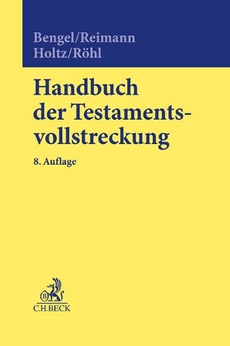 Buchcover und Innenansicht für das Buch: Handbuch der Testamentsvollstreckung