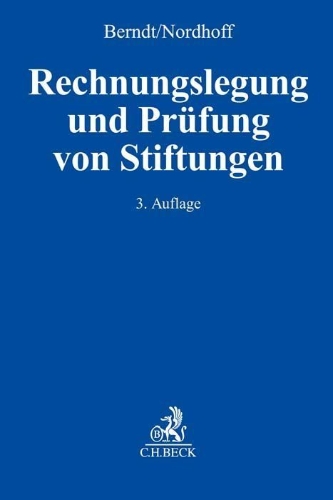 Buchcover und Innenansicht für das Buch: Rechnungslegung und Prüfung von Stiftungen