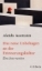 Buchcover und Innenansicht für das Buch: Das neue Unbehagen an der Erinnerungskultur