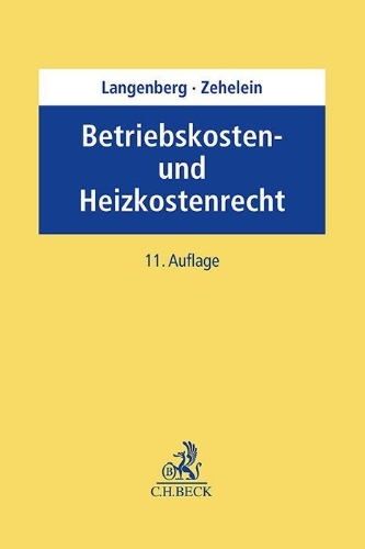 Buchcover und Innenansicht für das Buch: Betriebskosten- und Heizkostenrecht