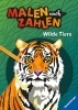 Buchcover und Innenansicht für das Buch: Ravensburger Malen nach Zahlen Wilde Tiere - 32 Motive abgestimmt auf Buntstiftsets mit 24 Farben (Stifte nicht enthalten) - Malbuch mit nummerierten Ausmalfeldern für fortgeschrittene Fans der Reihe