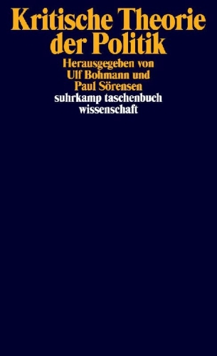 Buchcover und Innenansicht für das Buch: Kritische Theorie der Politik