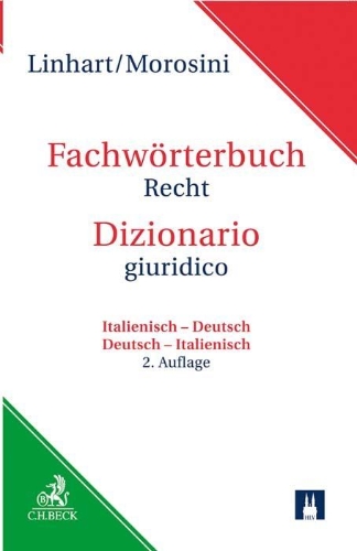 Buchcover und Innenansicht für das Buch: Fachwörterbuch Recht