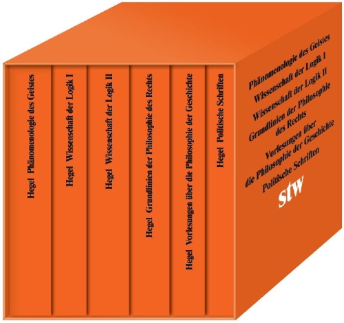 Buchcover und Innenansicht für das Buch: Die Hauptwerke: Phänomenologie des Geistes. Wissenschaft der Logik I. Wissenschaft der Logik II.Grundlinien der Philosophie des Rechts. Politische Schriften. Vorlesungen über die Philosophie der Geschichte.