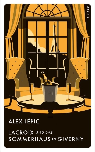 Buchcover und Innenansicht für das Buch: Red Eye / Lacroix und das Sommerhaus in Giverny