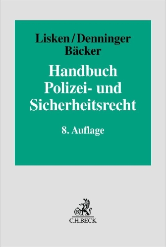 Buchcover und Innenansicht für das Buch: Handbuch Polizei- und Sicherheitsrecht