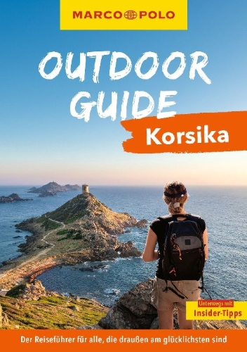 Buchcover und Innenansicht für das Buch: MARCO POLO OUTDOOR GUIDE Reiseführer Korsika