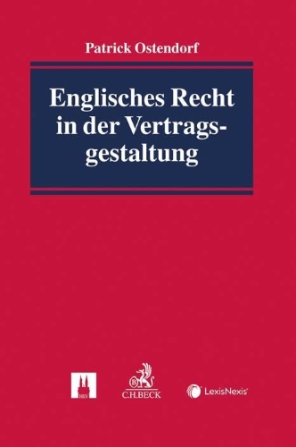 Buchcover und Innenansicht für das Buch: Englisches Recht in der Vertragsgestaltung