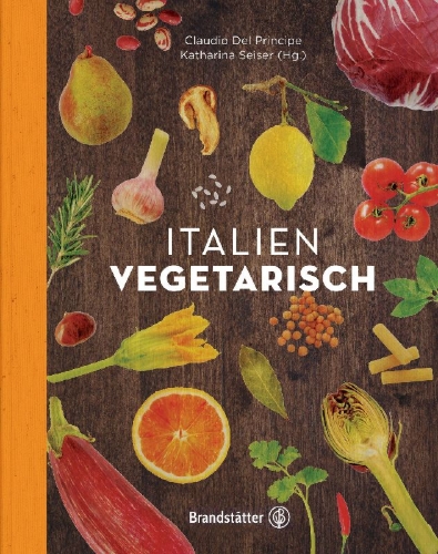 Buchcover und Innenansicht für das Buch: Italien vegetarisch
