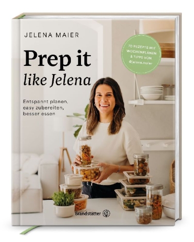 Buchcover und Innenansicht für das Buch: Prep it like Jelena