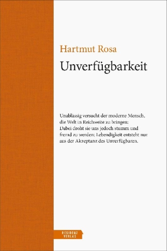 Buchcover und Innenansicht für das Buch: Unverfügbarkeit