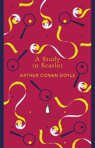 Buchcover und Innenansicht für das Buch: A Study in Scarlet. Penguin English Library Edition