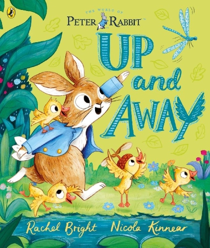 Buchcover und Innenansicht für das Buch: Peter Rabbit: Up and Away