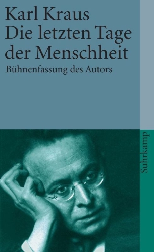 Buchcover und Innenansicht für das Buch: Die letzten Tage der Menschheit