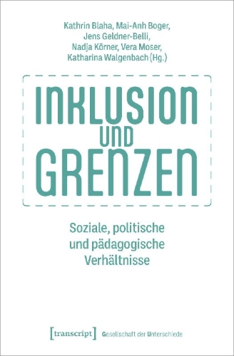 Buchcover und Innenansicht für das Buch: Inklusion und Grenzen