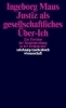 Buchcover und Innenansicht für das Buch: Justiz als gesellschaftliches Über-Ich
