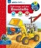 Buchcover und Innenansicht für das Buch: Wieso? Weshalb? Warum? aktiv-Heft: Fahrzeuge auf der Baustelle