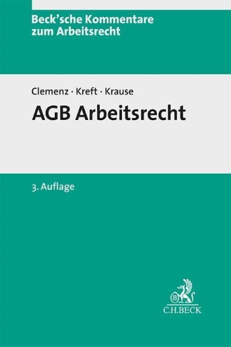 Buchcover und Innenansicht für das Buch: AGB-Arbeitsrecht