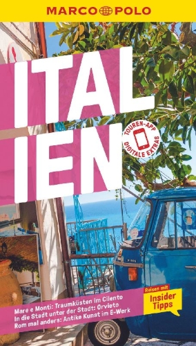 Buchcover und Innenansicht für das Buch: MARCO POLO Reiseführer Italien