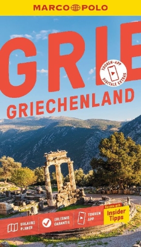 Buchcover und Innenansicht für das Buch: MARCO POLO Reiseführer Griechenland Festland