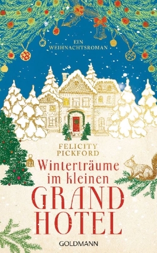 Buchcover und Innenansicht für das Buch: Winterträume im kleinen Grandhotel